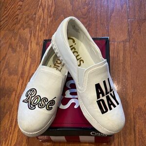 Circus by Sam Edelman White Slip-On Flats